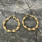 14 karaat gouden wokkels oorbellen versace, Sieraden, Tassen en Uiterlijk, Oorbellen, Ophalen of Verzenden, Nieuw, Goud