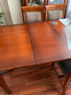 Kersen Houten Eettafel met Stoelen, Gebruikt, Vijf personen of meer, 150 tot 200 cm, Kersenhout