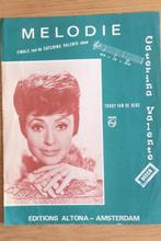 MELODIE Caterina Valente - uitgave Editions Altona, Muziek en Instrumenten, Bladmuziek, Verzenden, Gebruikt, Artiest of Componist