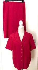 Roze blouse met bijpassende rok maat 44 [DM], Kostuum of Pak, Maat 42/44 (L), Ophalen of Verzenden, Roze