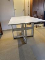 Vintage Ikea Tafel 1982 wit, Huis en Inrichting, Tafels | Eettafels, Gebruikt, 100 tot 150 cm, Rechthoekig, Overige houtsoorten