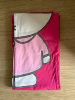 Nijntje 1 persoons dekbedovertrek met kussensloop roze ZGAN, Jongetje of Meisje, Dekbedovertrek, Ophalen of Verzenden, Zo goed als nieuw