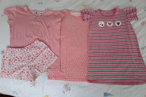 Nachthemd 2x + Shortama - Maat 134/140, Kinderen en Baby's, Kinderkleding | Maat 134, Zo goed als nieuw, Meisje, Nacht- of Onderkleding