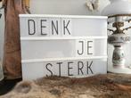 lightbox letter lichtbakje incl. letters en symbolen, Ophalen of Verzenden, Zo goed als nieuw