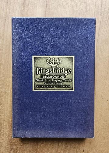 Kingsbridge, grote speelkaarten beschikbaar voor biedingen