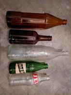 4 oude limonade flessen bodemvondst bagger Goedereede, Ophalen of Verzenden