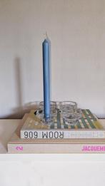 4x luminarc octime kaarsenhouder glas, Ophalen of Verzenden, Gebruikt, Overige materialen, Minder dan 25 cm