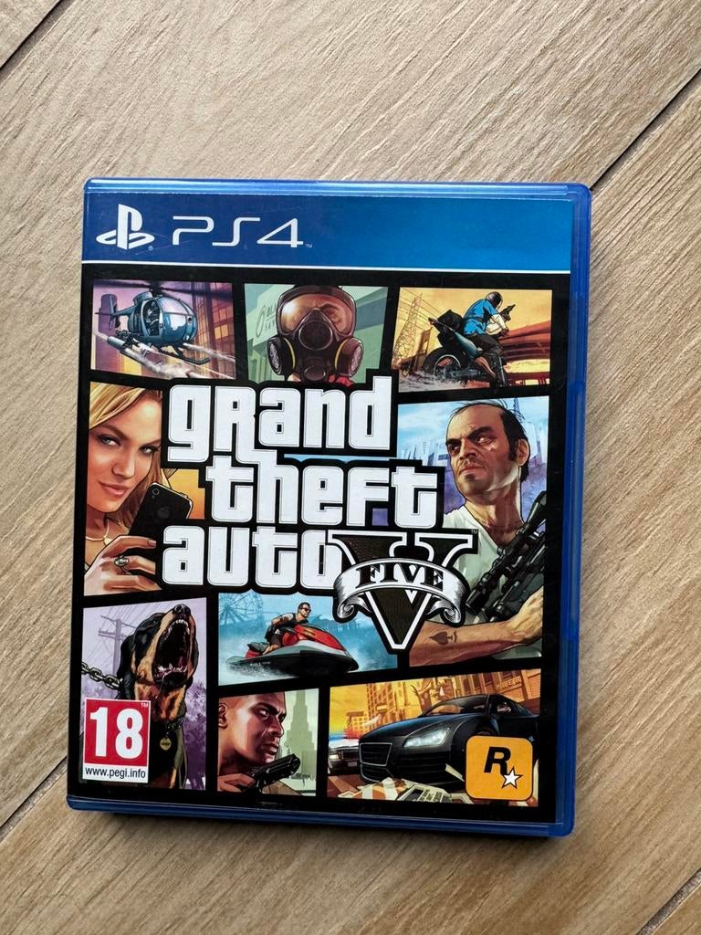 Ps4 / ps5 grand theft auto five / werkt ook op playstation 5, Avontuur en Actie, Vanaf 18 jaar, 1 speler, Ophalen of Verzenden