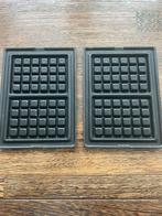 Tefal snac'n clean wafel platen, Witgoed en Apparatuur, Wafelijzers, Ophalen of Verzenden, Gebruikt