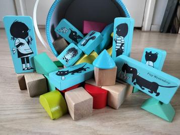 Jip en Janneke houten blokkenset beschikbaar voor biedingen