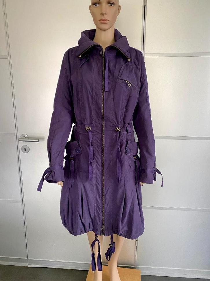 i636 Not The Same maat 42=L jas tussenjas parka paars NTS, Kleding | Dames, Jassen | Winter, Zo goed als nieuw, Maat 42/44 (L)