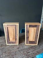 Handgemaakte kast van noten en eiken, Ophalen of Verzenden