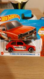 Hot Wheels '73 Honda Civic Custom, Ophalen of Verzenden, Zo goed als nieuw, Auto
