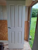 Houten Paneeldeur - Klassiek Design, Doe-het-zelf en Verbouw, Deuren en Horren, Ophalen, Gebruikt, 80 tot 100 cm, Binnendeur