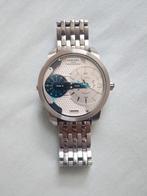 Diesel Mini Daddy Dual Time DZ7305 Herenhorloge, Sieraden, Tassen en Uiterlijk, Horloges | Heren, Ophalen, Staal, Gebruikt, Staal