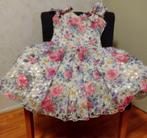 Ronnetta fleurige jurk feest vintage retro maat M, Ronetta, Wit, Zo goed als nieuw, Boven de knie