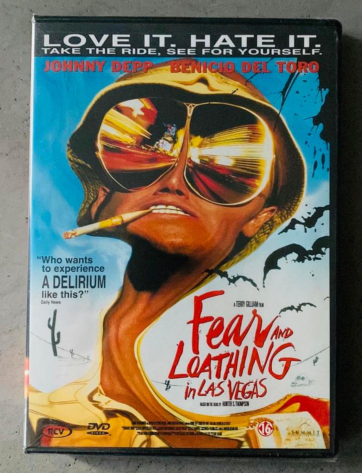 Fear and Loathing in Las Vegas  (nieuw), Cd's en Dvd's, Dvd's | Filmhuis, Nieuw in verpakking, Overige gebieden, Vanaf 16 jaar
