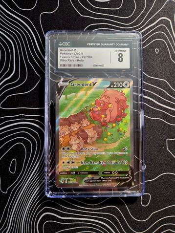 Greedent V 257/264 Alt Art AR Fusion Strike 2021 Ultra Rare  beschikbaar voor biedingen