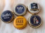 Gaffel Kölsch Bierdoppen - 5 stuks, Verzamelen, Biermerken, Ophalen of Verzenden, Gebruikt, Flesje(s), Overige merken