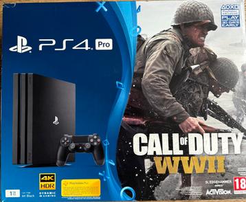 PS4 Pro 1TB + Call of Duty WWII beschikbaar voor biedingen