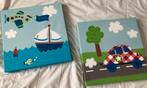 Stoere Prints in Houten Frame - 30x30cm, Ophalen of Verzenden, Zo goed als nieuw, Wanddecoratie