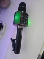 Lenco Karaoke Microfoon met LED Verlichting, Audio, Tv en Foto, Karaoke-apparatuur, Ophalen of Verzenden