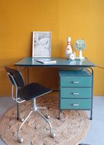 Vintage bureau, Bauhaus style, desk, divider, bureautje, Huis en Inrichting, Gebruikt, Ophalen of Verzenden