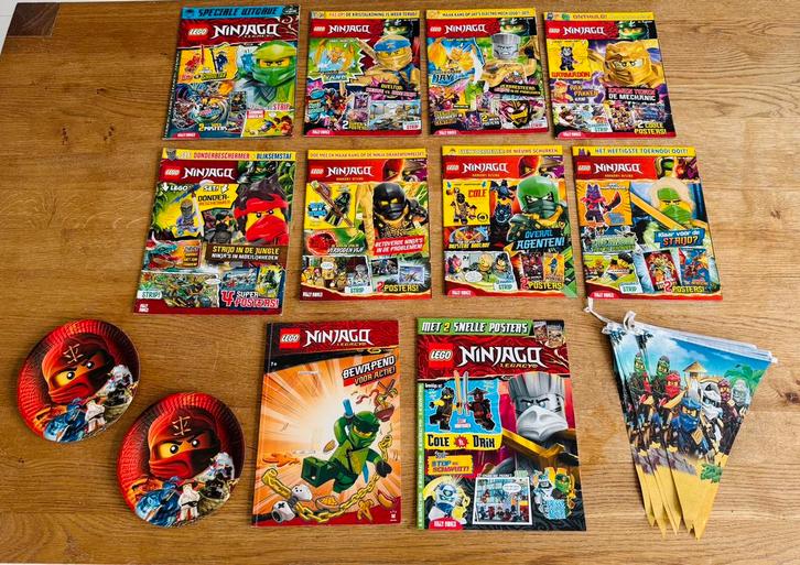 Tof Lego Ninjago magazines pakket met extra’s!, Kinderen en Baby's, Speelgoed | Duplo en Lego, Zo goed als nieuw, Ophalen of Verzenden