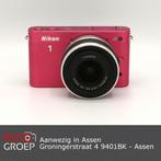 Nikon 1 J2 roze + 10-30mm (aanwezig in Assen), Audio, Tv en Foto, Fotocamera's Digitaal, Ophalen of Verzenden, Compact, Zo goed als nieuw