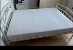 Ledikant  wit 140-200  ( OPHALEN ), Gebruikt, Wit, Tweepersoons, 200 cm