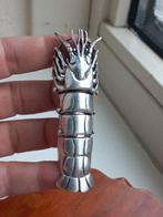 Gothic ring garnaal. 925 zilver., Ophalen of Verzenden, Zilver