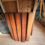 Hard houten vloerdelen 15m2 +, Ophalen, Gebruikt, Minder dan 25 mm, Balk