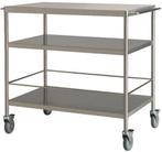 Prachtige Trolley, keukentrolley, serveerwagen, RVS, Ikea, Huis en Inrichting, Keuken | Keukenelementen, Ophalen, Gebruikt, 50 tot 100 cm