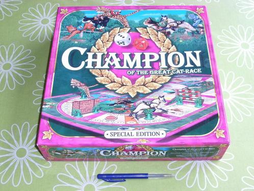 Champion of the great Cat race - special edition, Hobby en Vrije tijd, Gezelschapsspellen | Bordspellen, Zo goed als nieuw, Een of twee spelers