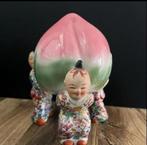 Uniek Antiek Chinees beeldje perzik ,3 jongentjes, Antiek en Kunst, Ophalen of Verzenden