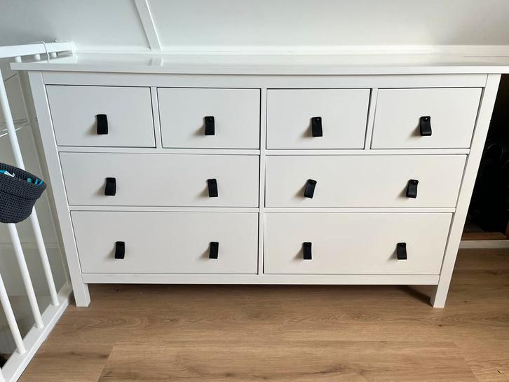 Ikea hemnes ladekast (commode) wit, Huis en Inrichting, Kasten | Ladekasten, Gebruikt, 100 tot 150 cm, 25 tot 50 cm, 5 laden of meer