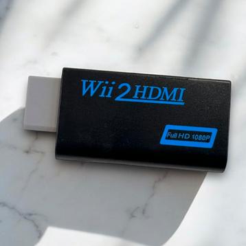 Wii to HDMI | Nieuwe adaptor zwart | 1080P beschikbaar voor biedingen