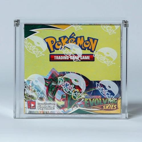 Pokémon Booster Box Acryl Case, Hobby en Vrije tijd, Verzamelkaartspellen | Pokémon, Nieuw, Overige typen, Foil, Ophalen of Verzenden