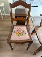 Diverse stoelen antiek gestoffeerd hout, Antiek en Kunst, Antiek | Meubels | Stoelen en Banken, Ophalen