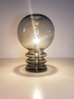 Vintage BulbMoon glazen tafellamp van Glashutte Limburg 1960, Gebruikt, Ophalen of Verzenden, Glas, Nvt