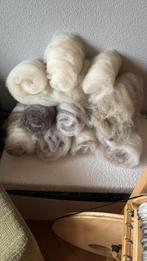 Prachtige Gekaarde Wol - Ideaal voor Spinnen!, Hobby en Vrije tijd, Vilt, Ophalen of Verzenden, Nieuw, Los Vilt