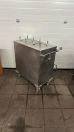 Bordenwarmer rvs op wielen, Huis en Inrichting, Ophalen, ...., ..., Zo goed als nieuw