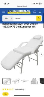 Behandel of massage stoel inklapbaar, Huis en Inrichting, Stoelen, Kunststof, Wit, Ophalen of Verzenden, Zo goed als nieuw