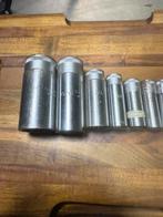 7 stahlwille doppen inch maten 2 x 1/2 aansluitingen 5 x 3/8, Ophalen, Gebruikt