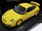 Minichamps Porsche 911 997.2 GT3 2009 Geel 1:43 400068022, Ophalen of Verzenden, Nieuw, Auto, MiniChamps
