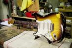 handgebouwde linkshandige lefty Stratocaster, Ophalen of Verzenden, Zo goed als nieuw, Solid body, Overige merken