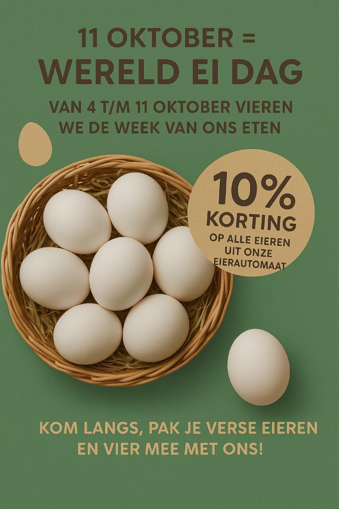 Biologisch eieren, Diversen, Levensmiddelen, Ophalen