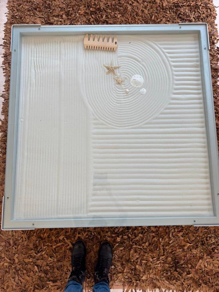 La Palma Dune Door Enzo Berti In 1996. Aangekocht in 2001., Huis en Inrichting, Tafels | Salontafels, Gebruikt, Minder dan 50 cm