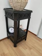 Koloniaal tafeltje, Ophalen, 50 tot 100 cm, Vierkant, Zo goed als nieuw