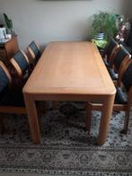 tafels en stoelen, Huis en Inrichting, Tafels | Eettafels, Ophalen, Eikenhout, 50 tot 100 cm, Zo goed als nieuw